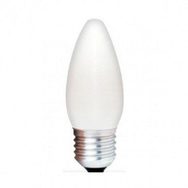 Lâmpada Vela Leitosa 127V E27