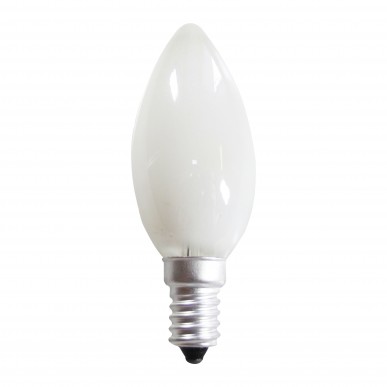 Lâmpada Vela Leitosa 127V E14 - Kian