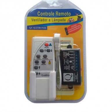 Controle Remoto para Ventilador de Teto - Qualitronix