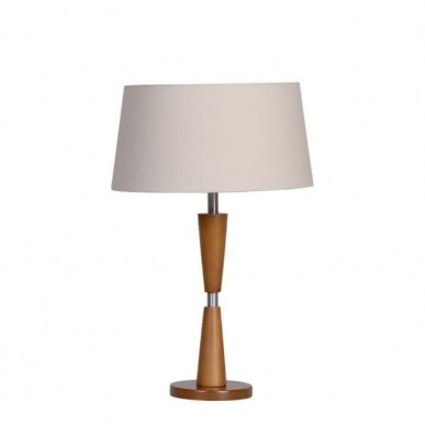 Abajur Cônico Madeira - AR Decorações