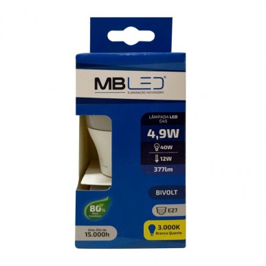 LED Bolinha 4,9W - MB LED