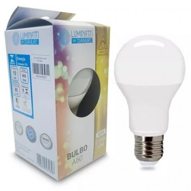 LED Bulbo 10W 2700K - Dimerizável - 127v - Luminatti