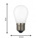 LED Filamento Milk G45 2W  2200K - GMH