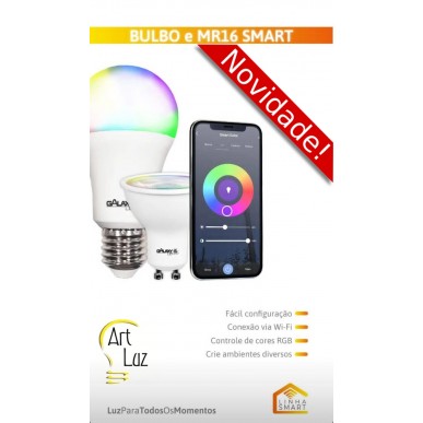 LED Bulbo A60 9W Smart - Galaxy LED
