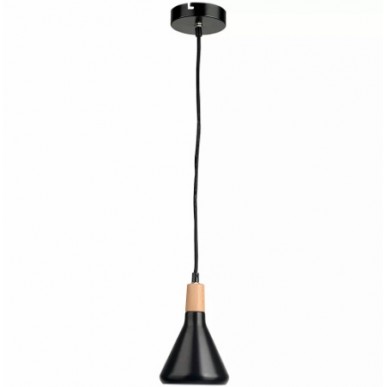 Pendente Metal e Madeira - New Line Imports