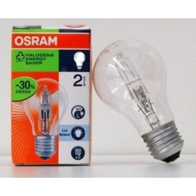 Lâmpada Halógena Bulbo Cristal E27 - Osram